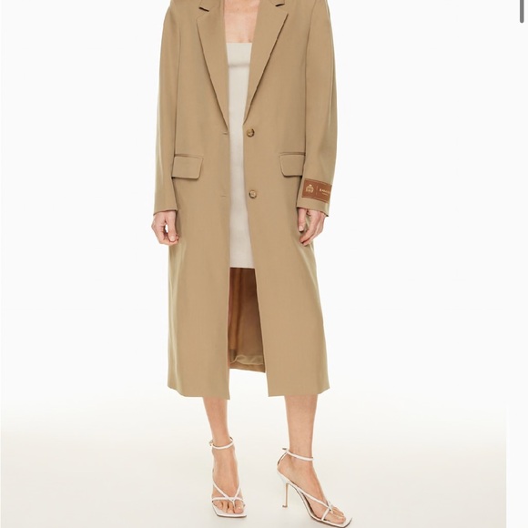 Babaton Camel Wool Coat XS - Picture 2 of 6